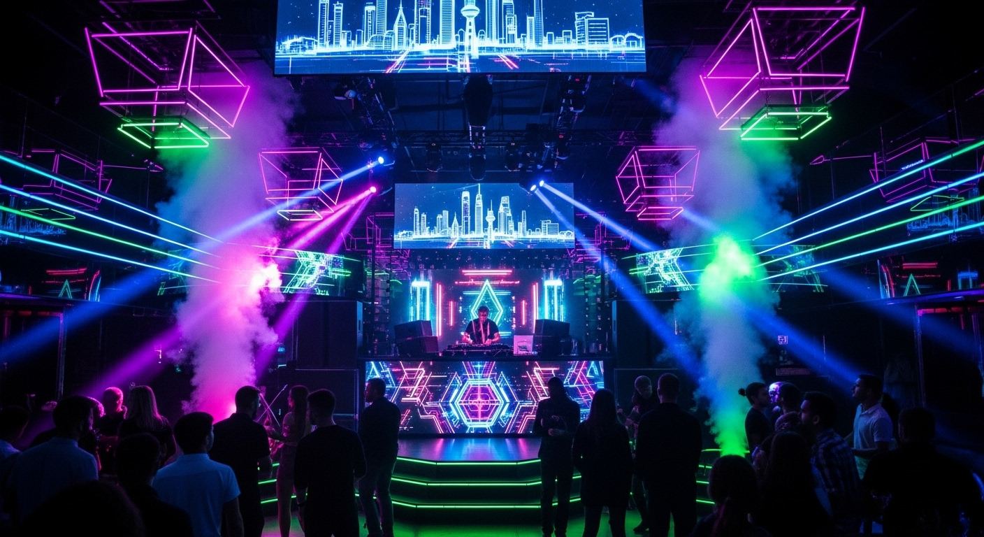 Neon in Motor City, Dubai