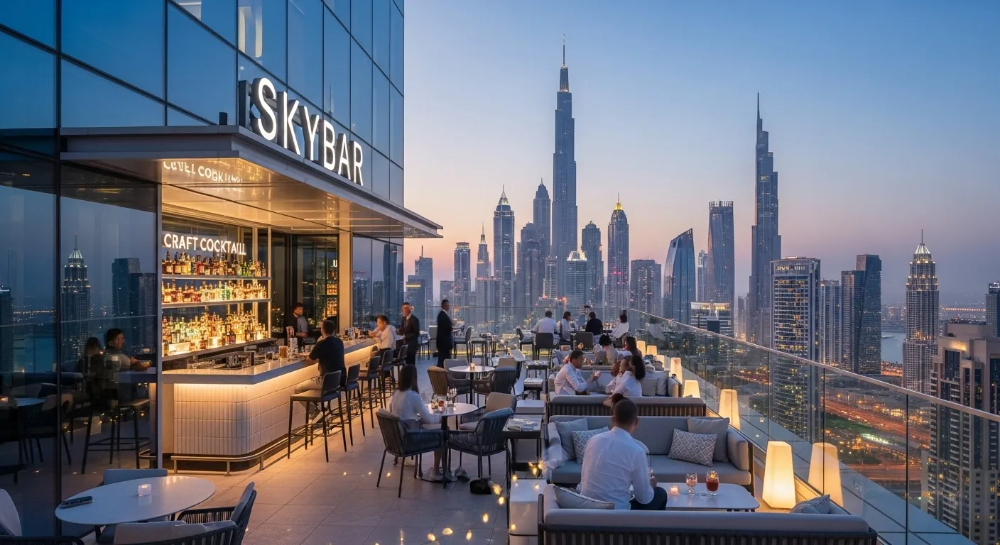 Skybar Dubai in DIFC, Dubai