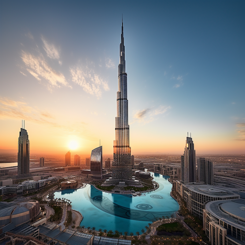 Burj Khalifa in 1 Sheikh Mohammed bin Rashid Blvd - Downtown Dubai - Dubai - United Arab Emirates, Dubai