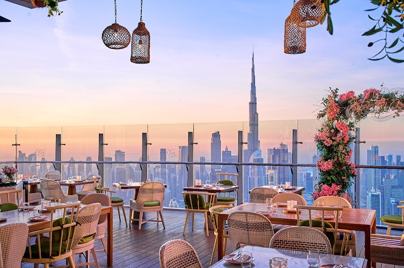 Restaurant - Fi'lia - Rooftops in Marasi Dr - Business Bay - Dubai - United Arab Emirates, Dubai | Best of Dubai